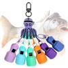 Generic Ami da pesca, protezione per esche per calamari, 6 pezzi, portatili, design robusto e leggero, coperture per esche per seppie, per pescatori di mare, collezionisti, preparazione tornei, barca, uso in