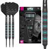 Target Darts Rob Cross Black Edition-Set di Freccette con Punta in Acciaio al 90% tungsteno, Colore: Nero, Unisex, 24 g