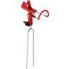 Générique Supporto per canna da pesca, supporto girevole a 360 gradi, strumento di supporto per bastone da pesce per pontone notturno, bar, sabbia, accessorio da pavimento compatto, design facile da installare