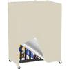 Gastagrav Copertura impermeabile per rastrelliera da basket, protezione per attrezzature sportive all'aperto, borsa portaoggetti in Oxford 420D, grande, resistente alle intemperie, scudo organizer per palline