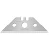 MARTOR 10 x Lama trapezoidale, Lama di ricambio per Cutter, Coltello di sicurezza, 19 mm, affilato, in Erogatore, utilizzabile in 2 pieghe, n. 42045