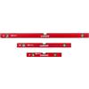 Einhell Accessories Einhell set livelle a bolla Basic, 3 pezzi (40/60/100 cm, 3 bolle, superficie di misurazione rettificata, precisione ± 0,5 mm, profilo in alluminio, tappi terminali in plastica)