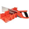 Amtech - Scatola per sega a tenone e troncatrice per tagliare legno e laminato, per fai da te e lavorazione del legno, tagli precisi e lisci a varie angolazioni, manico comodo (300 mm/30,5 cm TPI)
