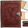 DUROTAN DND Diario del Drago, Quaderno A5 Unico con Rilievo 400 Pagine per Dungeons and Dragons, Accessori Regalo D&D, Quaderni per Schizzi, Diario Quotidiano