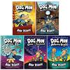 Scholastic Ltd Dog Man Series 6-10 Collection 5 Books Set By Dav Pelkey (Brawl of the Wild, For Whom the Ball Rolls, Fetch-22, Grime and Punishment, Mothering Heights)