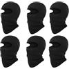 Xanthelle Sturmhaube, Set di 6 Passamontagna da Moto per Estate e Inverno, Maschera da Sci Moto Nera