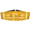 King & Priory Fascia per cummerbund in velluto riccio oro, Oro, Taglia unica