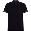 Tommy Hilfiger Uomo Polo Manica Corta MW0MW39180 Cotone Blu Scuro XL