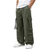Generisch Pantaloni cargo da uomo in cotone softshell, per attività all'aria aperta, impermeabili, antivento, traspiranti, leggeri, elasticizzati, per il tempo libero, per il campeggio, per la vita quotidiana