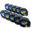 vhbw 10x Cassetta nastro sostituisce Dymo 91202 per etichettatrice 4m x 12 mm nero su giallo