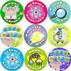 Sticker Stocker 144 adesivi premio Super Science 30 mm per insegnanti, genitori e sacchetti per feste