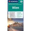 KOMPASS Freytag & Berndt KOMPASS Stadtplan Wien 1:15.000: Innenstadt 1:10000. Ausflugskarte 1:200000: 433