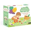 Nathan Coffret mes fruits et légumes en feutrine: Avec 1 livret de présentation, 18 feutrines et 9 cartes à associer