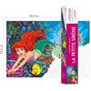 HACHETTE HEROES Coloriages mystères La Petite Sirène: 1 poster illustré 44,6 x 59,4cm et 1 nuancier