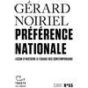 GALLIMARD Préférence nationale: Leçon d'histoire à l'usage des contemporains