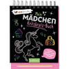 Ars Edition Mein Mädchen-Kritzkratz-Buch: Cooler Glitzer- und Regenbogen-Effekt | Kreativer Kratzelspaß mit Malideen und Holzstift für Kinder ab 5 Jahren