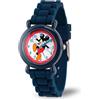 Disney Mickey Mouse - Orologio analogico al quarzo con cinturino in silicone per bambini, Blu marino, Blu marino, Classico