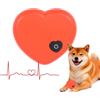 Kongou Simulatore di battito cardiaco,Succhietto sostitutivo rilassante per il battito cardiaco, realistico | Giocattolo calmante per cani, giocattoli leggeri per gatti, giocattolo portatile per battito card
