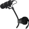 Pronomic SET MCM-100F Microfono a Clip con Supporto (Microfono a Condensatore, Collo d'Oca, Supporto per Flauti, Alimentazione Phantom, Adattatore XLR, Custodia) nero