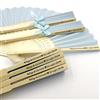 WLTY 10/20/50Pcs Personalizzato Da Sposa Tessuto di Seta Ventaglio Legato Con Nastro Stampa Personalizzata Nome e Data Ventaglio Pieghevole A Mano