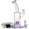 bongbongbong Bong in vetro per fumatori, boccioli in vetro, 14,5 mm, per riciclo e filtro per acqua e bong, narghilè