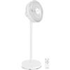 VONROC Ventilatore a Piantana con Telecomando - 3 Velocità, 3 Altezze Regolabili, Timer 1-7h, Funzione Oscillante, 7 Pale, Ventilatore Silenzioso per Casa e Camera da Letto, Bianco