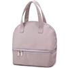 Nanxson 9L Borsa Termica Porta Pranzo Borsa Termoisolante per Pranzo, Lunch Bag Morbida Borsa Frigo Cooler Bag con Doppio Scomparto per Viaggio Campeggio Mare Spiaggia (9L,Viola chiaro)