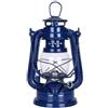 EasyByMall Lampade a cherosene retrò, lampada a olio vintage con manico, lanterna da tavolo per casa, giardino, campeggio, citronella ( scuro, 25 cm)