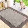 FCSDETAIL Zerbino Interno 80 x 120 cm, Tappetino Antiscivolo e Lavabile in Lavatrice, Tappetino d'Ingresso Assorbenti per Cane, Ingresso, Porta, Corridoio