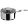 MEPRA Casseruola in Acciaio Inox con Coperchio Linea Gourmet, 16cm