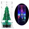 EasyByMall Kit per albero di Natale elettronico fai da te, kit per albero di Natale con LED lampeggiante, per adolescenti e adulti, decorazione educativa per le vacanze (7 colori)