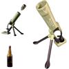 Genérico Apribottiglie A Mortaio, Apribottiglie A Mortaio for Birra, Lanciatore Di Tappi Tattico Resistente Da 51 Mm, A Pressione Senza Mani, Spazio Esclusivo for Uomo for Bar e Scrivania(Tan)
