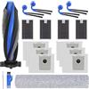 VIEWALL T90 Accessori per Ecovacs Deebot T90 Omni,T90 Pro Omni,X12 Pro,X12 Pro Omni Aspirapolvere 1 Spazzola Principale,1 Rotolo di Salviette,4 Spazzole Laterali,4 Filtri HEPA,6 Sacchetti