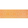 PARAMAISON Passatoia Cucina Antiscivolo Geometrico, Tappeto Sottolavello, Asciugapassi, Passatoie Coordinate Cucina, 50x240 cm Arancio