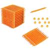 LLTCMYGS Giochi Montessori con Cubo di Perle Matematiche, Gioco del Banco del Sistema Decimale con Mille Cubi,Model d