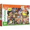 Trefl - 44 Cats, Una Bella Squadra di amici - Puzzle 100 Elementi - Puzzle Colorati con Personaggi Fiabeschi 44 Gatti, Intrattenimento Creativo, Divertimento per Bambini dai 5 anni