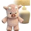 Jkioump Peluche Muccas Che Corre, 45cm Peluche Cinghiale, Cuscino Morbido Per Bambini, Adorabile Peluches Fattoria, Per Cameretta Asilo Soggiorno Auto