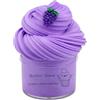 HAUZMLL Fluffy Slime - Kit sottile per bambini, 200 ml, con uva e accessori per muco della frutta, regalo per ragazze e ragazzi, per torte