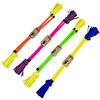 Juggle Dream Set di Neo Flowerstick e Bastoni da Giocoliere. Bastone in Fibra di Vetro Rivestito in Silicone Neon Ultra Luminoso (Giallo/Blu)