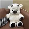 Generico Peluche che corre Pupazzo che cammina Pupazzo che corre Mucca Highland 45cm - peluche mucca che corre, mucca che corr e, pupazzos morbido animale peluche, cuscino morbido regalo bambini (C, 45cm)