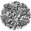 Q-Bricks Sacchetto da 250pz. Mattoncino 2X4 Grigio Chiaro 411