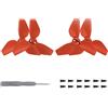 CERFFOOL Elica di ricambio per DJI NEO, leggera, sicura, multicolore, a basso rumore, a sgancio rapido, leggero, resistente, accessorio per droni (rosso per 2 paia)