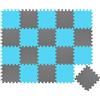 LittleTom 18 Pezzi Tappeto Gioco per Bambini in Piastrelle EVA 30x30 - Pavimento Morbido e Antiscivolo per Neonati - Superficie Puzzle Protettiva Ideale per la Cameretta dei Bimbi e Gioco a Terra