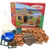 Teifoc Set da costruzione - casa con barbecue - 185 pezzi