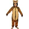 Funidelia | Costume da Tigre Onesie per Bambina e Bambino Taglia 5-6 Anni Animali, Deserto, Giungla - Multicolore
