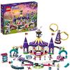 LEGO 41685 Friends Le Montagne Russe del Luna Park Magico, Set di Costruzioni per Bambini di 8 Anni con 4 Mini Bamboline