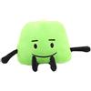 Anjinguang Battle for Dream Island, cuscino imbottito in peluche, motivo: foglia malvagia/perdente/lecca-lecca/erba verde/torta/pietra/gelatina, cuscino da 15-25 cm