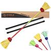 Diabolo Freizeitsport Flowerstick PRO (Giallo-Rosso), Giocoleria con Bacchette, Attrezzi da Giocoleria, per Avanzati