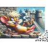MZLPRWGQKTFD Castello Topo Puzzle 1000 Pezzi Puzzle per Adulti Gioco di Puzzle 1000 Pezzi Relax Famiglia Regalo 38x26cm/1000pcs