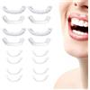 TAHJOS 4 Paia Denti Finti Da Applicare Da Soli, Faccette Dentali Universali Superiore E Inferiore,Dentiera Provvisoria,Protesi Dentale Senza Foro, Provvisoria Denti Finti Per Uomini E Donne(B)